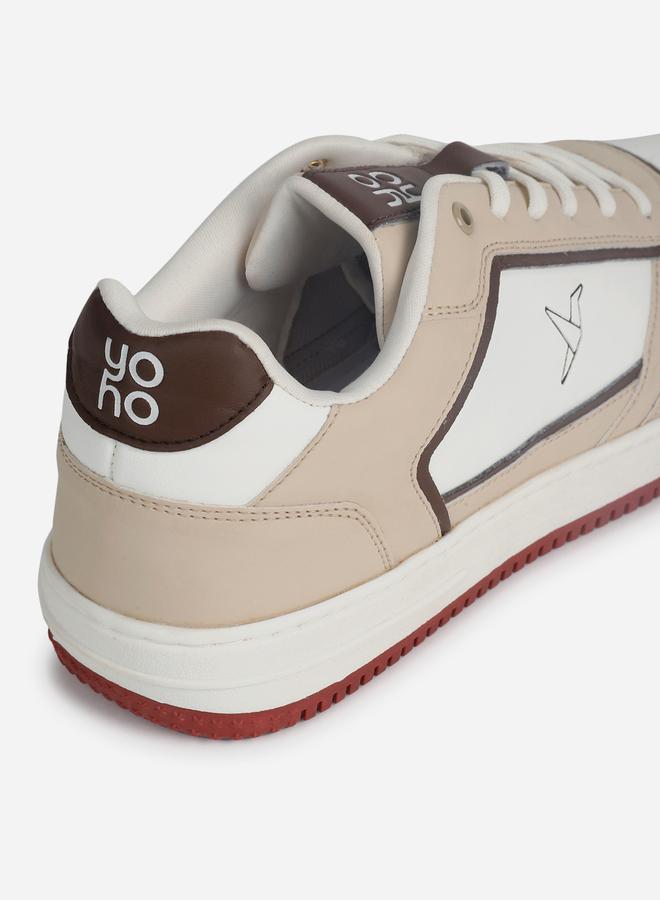 YOHO Men Contrast Panel Lace Up Sneakers - Image 5
